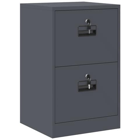 Armadio per File con cassetto Antracite 44 x 50 x 106.5 cm - Foto 1
