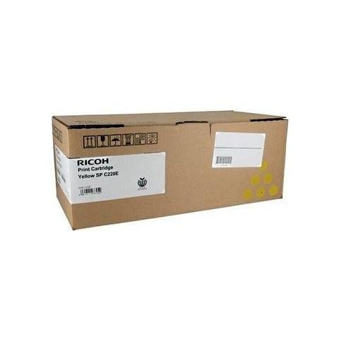 406768 Toner Originale Giallo per Aficio SPC220N / SPC221N / SPC222DN Capacità 2000 Pagine - Foto 2
