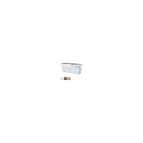 Vaso Lofly Case Rettangolare Cm 38x18 H 16 Grigio - Foto 1
