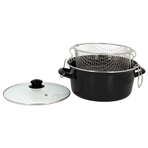 3645580 - Friggitrice In Acciaio, 26 Cm, Colore: Nero - Foto 1