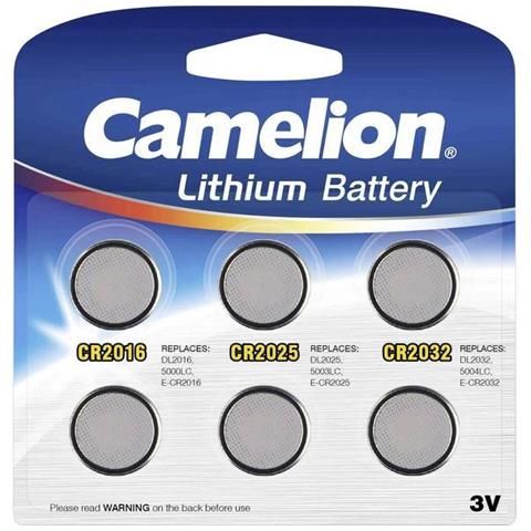 Batteria Lithium Mix Set Cr2016, Cr2025, Cr2032 (6 Pz.) - Foto 1
