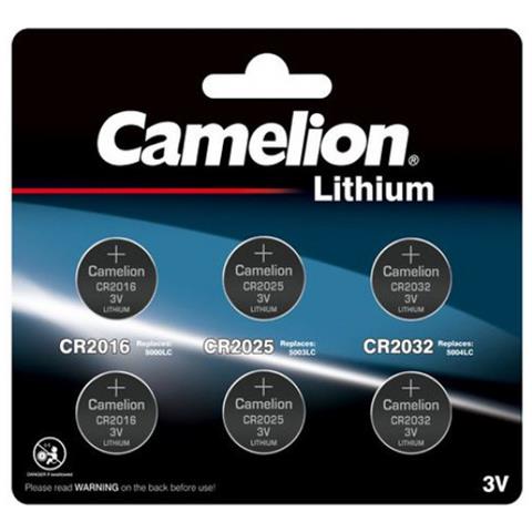 Batteria Lithium Mix Set Cr2016, Cr2025, Cr2032 (6 Pz.) - Foto 2