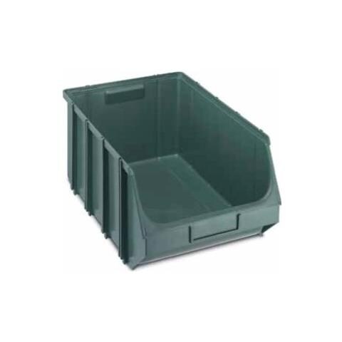 Contenitore Aperto Con Porta Ettichetta 308 X 610 X 250 Mm Plastica Verde Alta Resistenza Agli Urti Union Box - Foto 1
