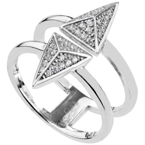 Gioielleria R0043-cz-56. Anello, Colore Bianco. Donna. - In ordine - Foto 6