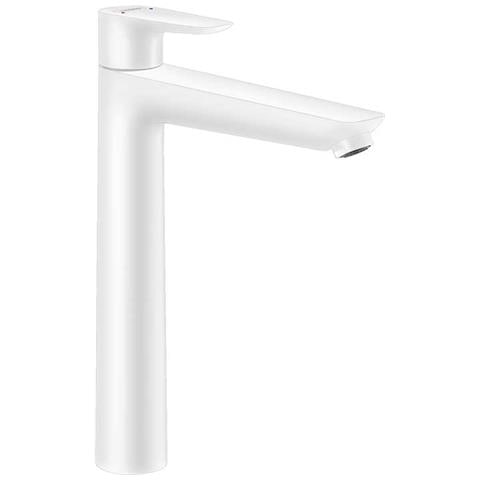 Miscelatore Hans Talis E Lavabo 240 Bianco Opaco Monocomando Con Salterello | 71716700 - Foto 3