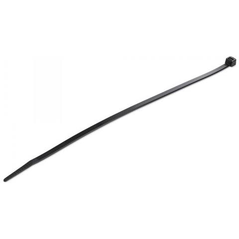 Fascette Fermacavo Da 25 Cm Riutilizzabili -100 Pezzi - Nero - Foto 1