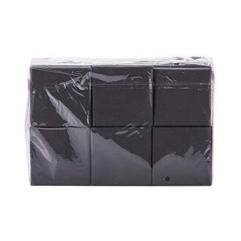 12 Pz Scatola Di Cartone Insieme Dei Monili Scatola Nera Anello Box Per Ring Collana Conservazione Ed Esposizione 7x7x3.5cm - Foto 2