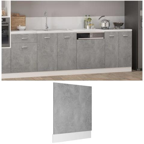 Pannello Lavastoviglie “Lyon” Grigio Cemento 59,5x3x67 cm - Foto 6