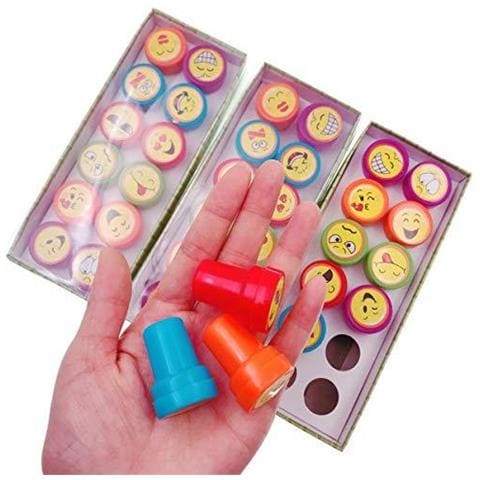 36 X Emoticon Emoji Francobolli Dinchiostro Per I Bambini Del Bollo Della Auto Inchiostrazione Stamper Per I Bambini Compleanno Favori Del Partito Sacchetto Di Riempimento Grazie Regalo Per Le Ragazze Dei Ragazzi - Foto 4