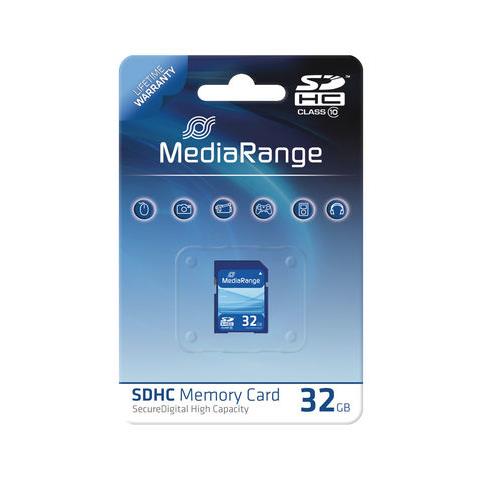 32GB SDHC, SDHC, Class 10, Blu, Blister - Foto 1