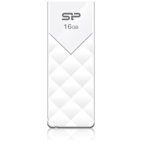 Ultima U03 16GB, USB 2.0, Type-A, 0 - 70 °C, Slide, Bianco, SP Widget - Foto 2