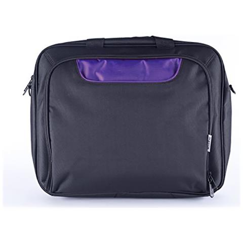 Borsa Notebook fino a 15.6" APPNBCP15BP Colore Nero e Porpora - Foto 1