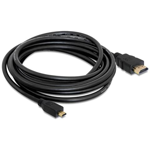 Cavo A / V DeLOCK 82664 - HDMI - 2 m - Tipo A Maschio Audio / video digitale - HDMI (Micro Type D) Maschio Audio / video digitale - Foto 1