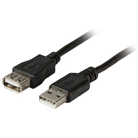 Cavo USB A - USB B 1,8 m Maschio / maschio Versione USB 2.0 Colore Nero - Foto 1