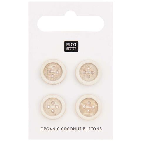 4 Pulsanti Di Cocco - 13 Mm - Foto 1