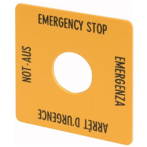 Eaton 216484 Placca Copripresa E Copri Interruttori Giallo - Foto 1