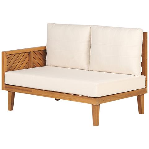 Set Di Divani Angolari Da Giardino 4 Posti Baratti Lato Sinistro Legno D'acacia Marrone - Foto 2