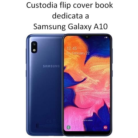 Smart Book Custodia Poket Silicone Flip Cover Case Per Samsung Galaxy A10 A105 Gold - Foto 2