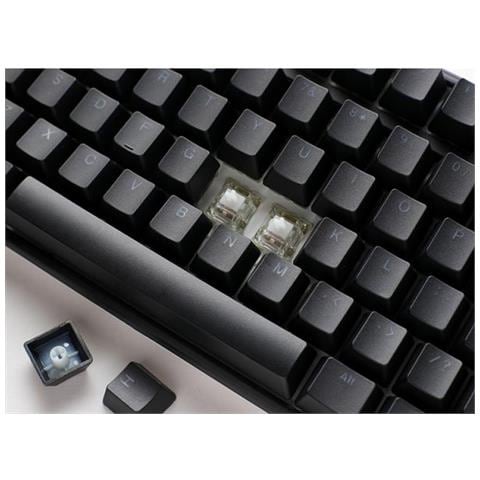 One 3 Classic TKL Tastiera Gaming USB Tedesco Nero, Bianco - Foto 3