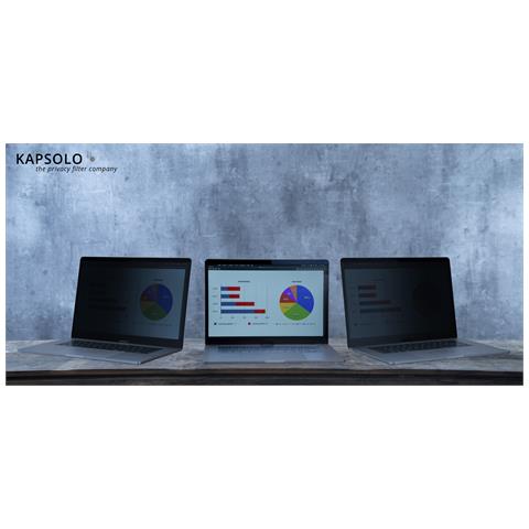 2-Way Filtro adesivo per schermo Plug in 35,82cm (14,1") Wide 16:9 - Foto 1