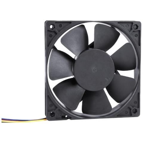 24845 sistema di raffreddamento per computer Case per computer Ventilatore 12 cm Nero 1 pz - Foto 2