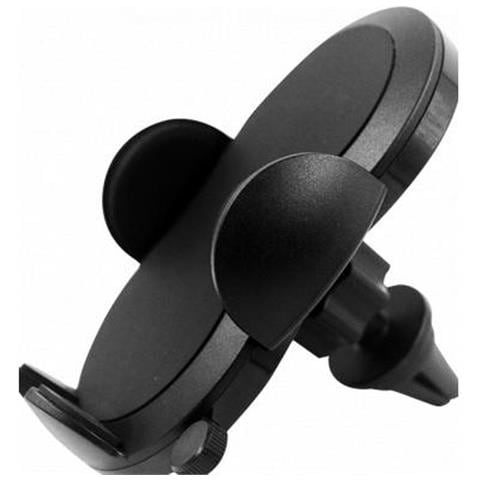 Supporto Auto Per Smartphone Regolabile Su Ventilazione 100% Riciclato, Nero - Foto 1