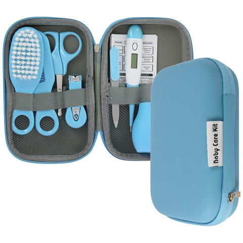 Kit Per La Cura Del Bambino Con 8 Accessori, Blu - Foto 1