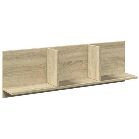 Mobile A Parete 100x16,5x30 Cm Rovere Sonoma In Truciolato - Foto 2