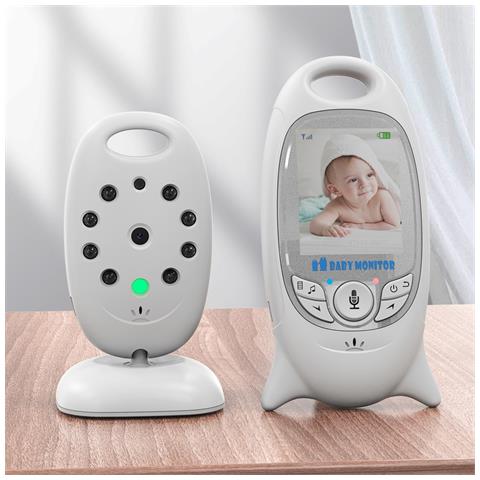 Baby Monitor 2,0 Pollici Lcd, 2.4ghz, Sorveglianza Video, Fhss, Visione Notturna, Controllo Della Temperatura, Max 300m, Vb601 - Foto 2