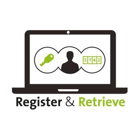 Lucchetto mobile MiniSaver™ con chiave — Singolo - Foto 2