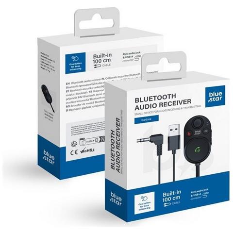 Blue Star Trasmettitore Audio Bluetooth 5.3 Adattatore Jack Usb-a Da Auto Stereo Per Smartphone - Foto 2