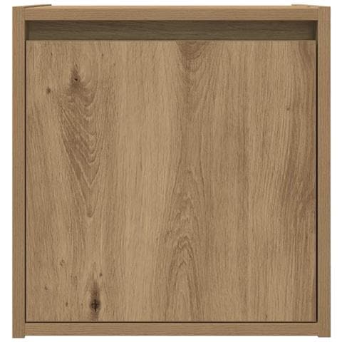 Comodino a Muro Rovere Artigianale 38x34x40 cm - Foto 2