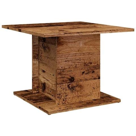 Tavolino Da Salotto Legno Antico 55,5x55,5x40 Cm In Truciolato - Foto 2