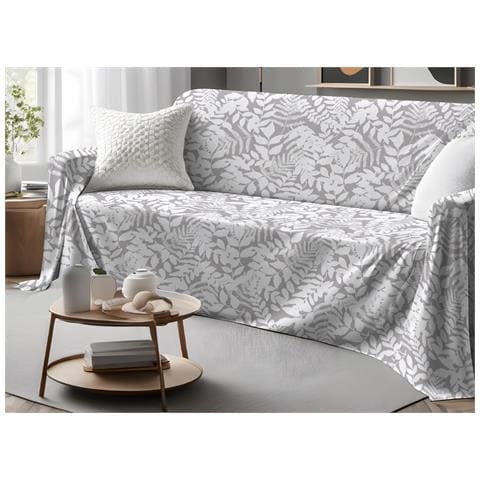 Telo Arredo Granfoulard Copritutto Salvadivano 100% Cotone Dis. Natura Singolo Beige - Foto 1