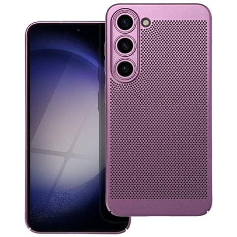 Custodia Back Cover Shell Rigida Antiscivolo Traforata Per Samsung Galaxy A36 Purple - Foto 1