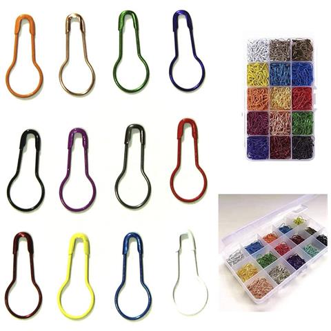 Spille Da Balia A Forma Di Zucca Colorate - 150 Pezzi Colori Assortiti - Foto 1