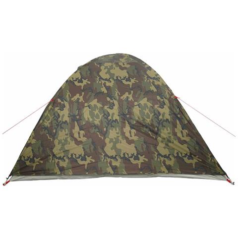 Tenda da Campeggio a Cupola 3 Persone Mimetica Impermeabile - Foto 8