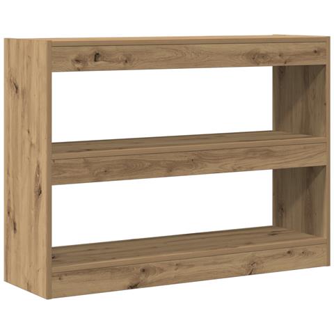 Libreria/Dividendo Stanza  - Rovere Artigianale - 100x30x72 cm - Realizzato in Legno Ingegnerizzato - Foto 1