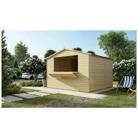 Chiosco Per Mercatini 9.42 M2 - 3.11x3.03 M - 19 Mm - Foto 1