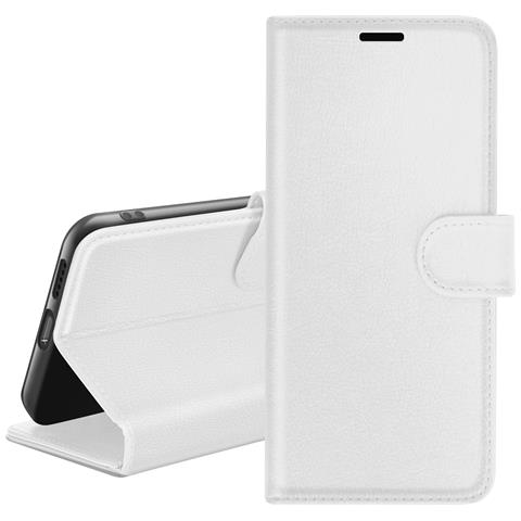Custodia A Portafoglio Per Xiaomi Redmi 10 2022 / Redmi 10 Premium, Bianco - Foto 1