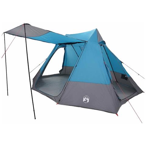 Tenda da campeggio Blu 482 x 360 x 227 cm Poliestere - Foto 1
