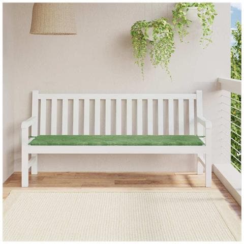 Cuscino per Panchina da Giardino Floral Verde 180 x 50 x 4 cm - Foto 2