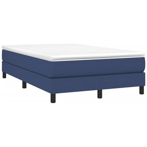 Giroletto a Molle con Materasso Blu 120x190 cm in Tessuto - Foto 1