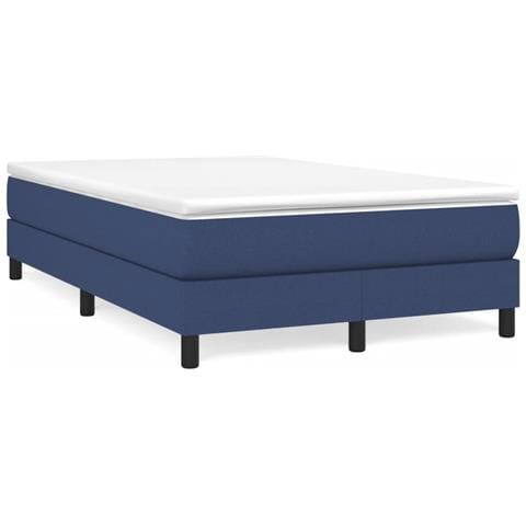Giroletto a Molle con Materasso Blu 120x190 cm in Tessuto - Foto 2
