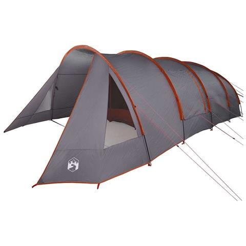 Tenda a tunnel con tetto Grigio e arancione 778 x 356 x 210 cm - Foto 1