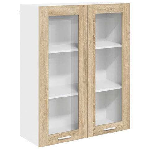 Armadio pensile con porta Riga Rovere Sonoma 80 x 31 x 100 cm - Foto 1