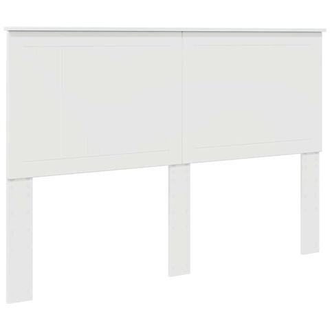 Testiera con testiera Bianco Lucido 150 cm Legno multistrato - Foto 1