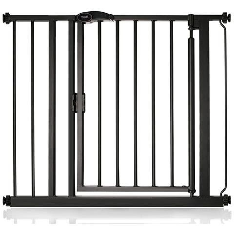 Bettacare Cancelletto Per Animali Con Chiusura Automatica, 89,4cm - 96,4cm, Nero Opaco - Foto 1