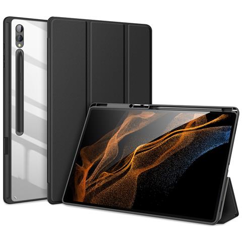 Cover per Galaxy Tab S9 Ultra - Pelle /PU, Nero - Foto 1