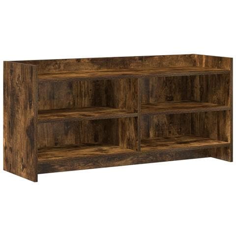 Mobile TV 100 x 33 x 47 cm Rovere Fumo Legno ingegnerizzato - Foto 1